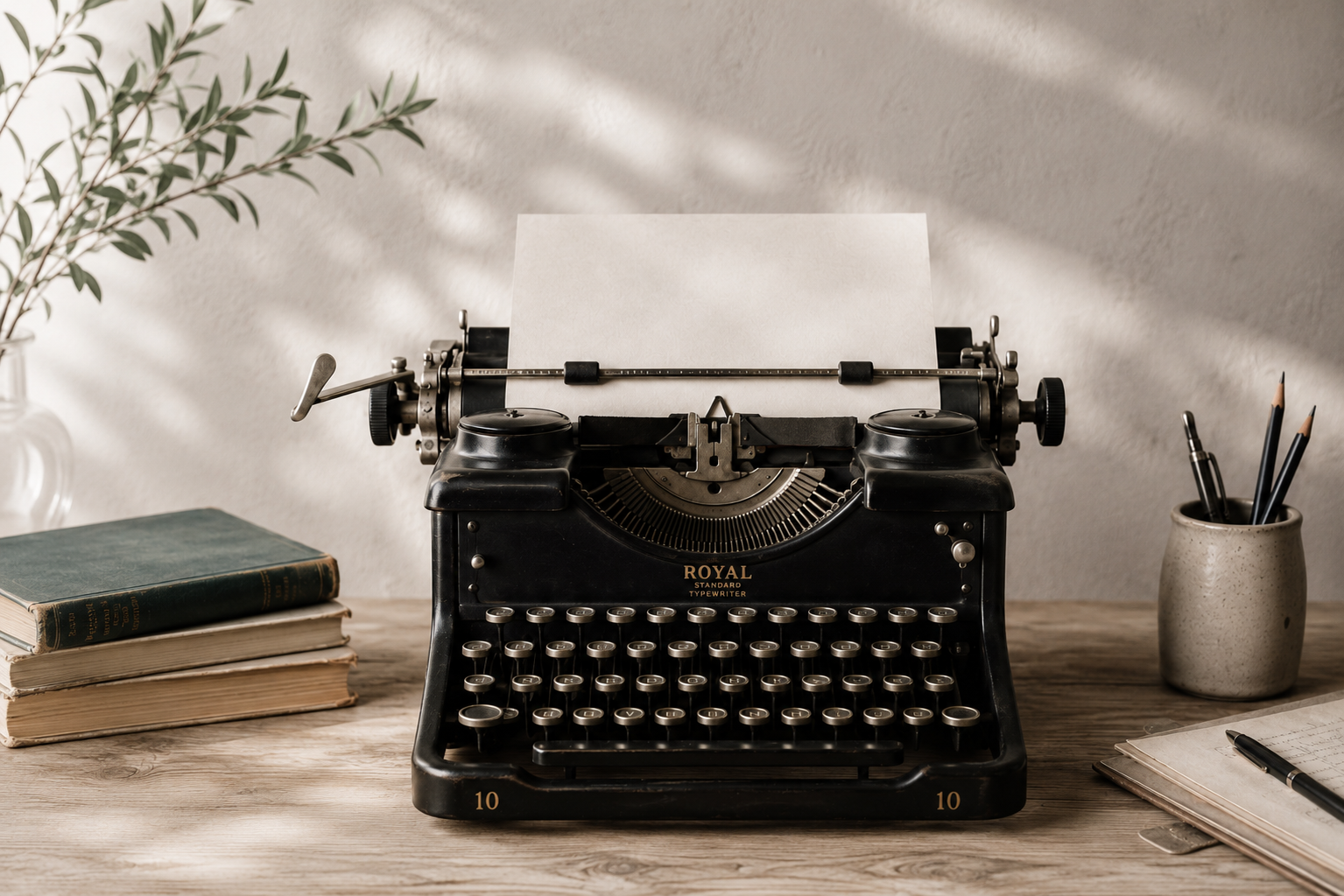 vintage typewriter