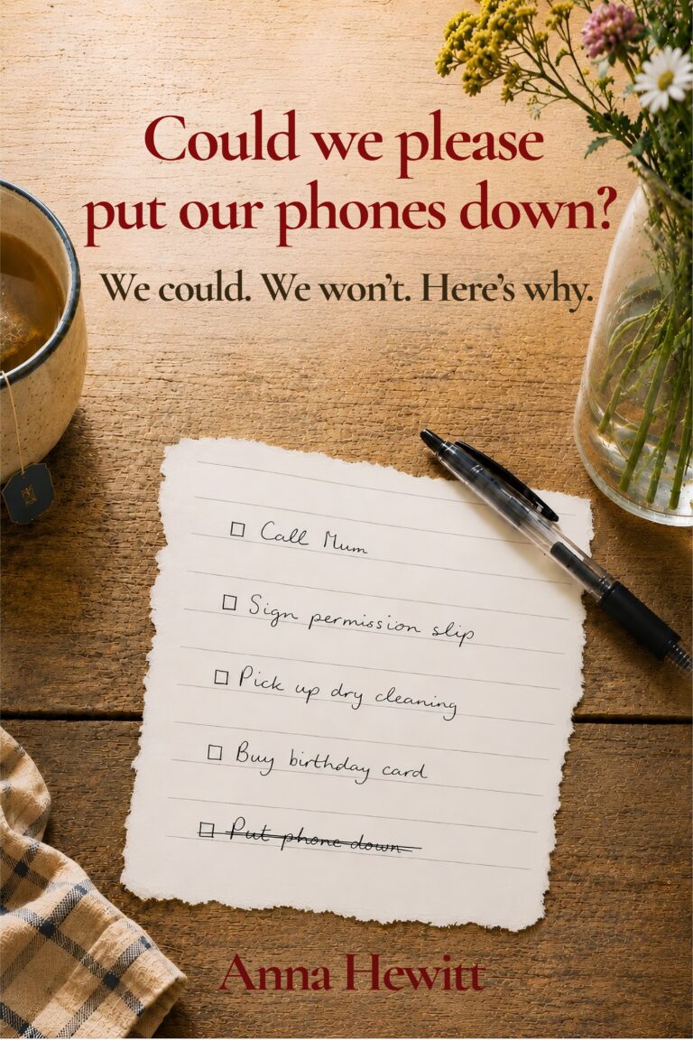could we please put our phones down? 1
